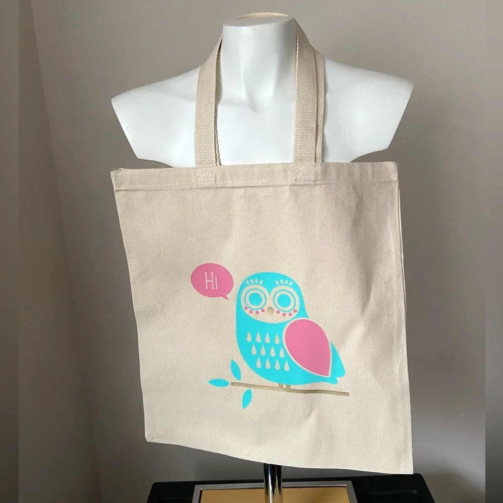 Owl Canvas Tote Bag